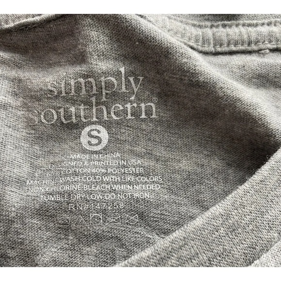 Simply Southern Valentines Day Tee Shirt. New with tags. Size Small. - Picture 3 of 3